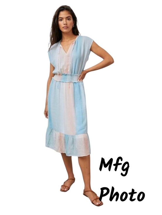Rails Dresses & Skirts - Rails Ashlyn Sunset Gradient Linen Blend Dress, Womens Small